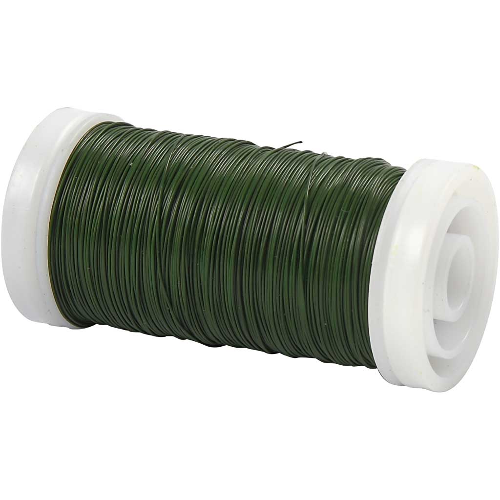 Fil floral Creativ company, épaisseur 0,31 mm, 100 gr, vert, 160 m 1 rouleau