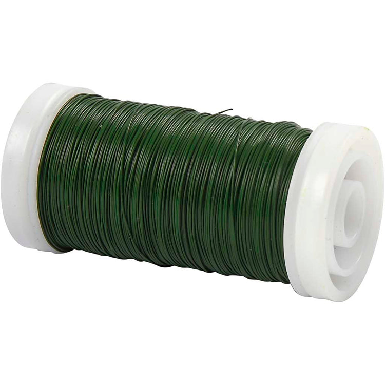 Fil floral Creativ company, épaisseur 0,31 mm, 100 gr, vert, 160 m 1 rouleau