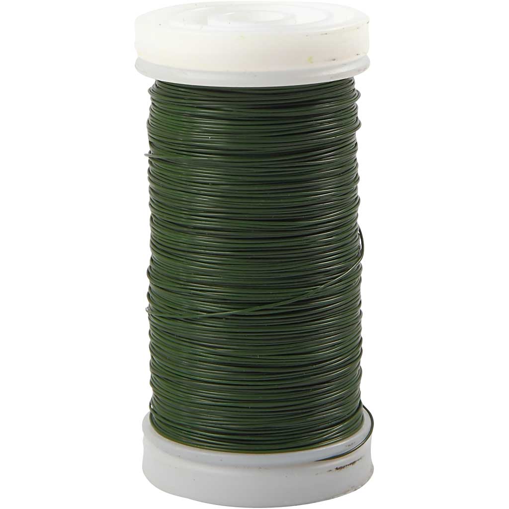 Fil floral Creativ company, épaisseur 0,31 mm, 100 gr, vert, 160 m 1 rouleau