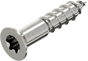 Vis pour panneaux d'aggloméré 5x50 t25 inox a2 | 200 pièces