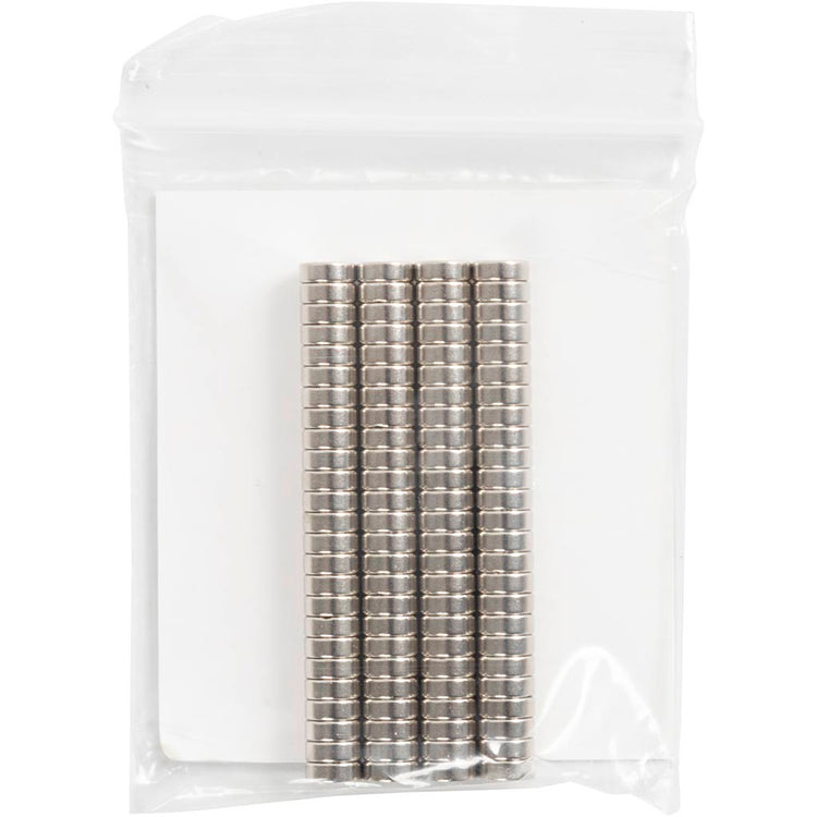 Creativ company aimants puissants « ndfeb », d 5 mm, épaisseur 2 mm, 100 pièces 1 boîte