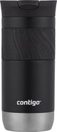 Tasse thermos Contigo byron snapseal - réglisse - 16oz - tasse isotherme en acier inoxydable, tasse à café à emporter, étanche, garde au chaud jusqu'à 7 heures, passe au lave-vaisselle couvercle sans BPA, 470 ml