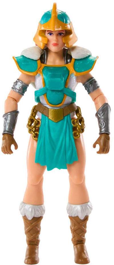 Mattel motu x tmnt : figurine tortues de grayskull teela figurine articulée 14 cm