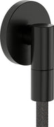 Coude de raccordement mural Hansgrohe fixfit fine s sans clapet anti-retour chrome noir brossé