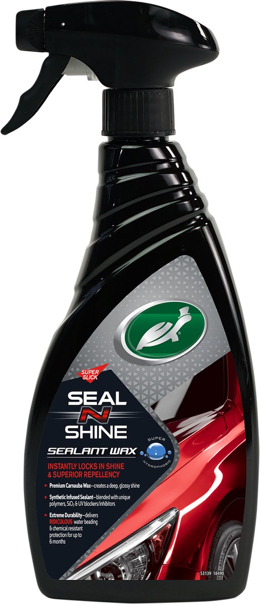 Turtle Wax – cire hybride – brillance longue durée – hydrofuge – offre une brillance et une protection supérieures – protection longue durée – facile à utiliser – 500 ml