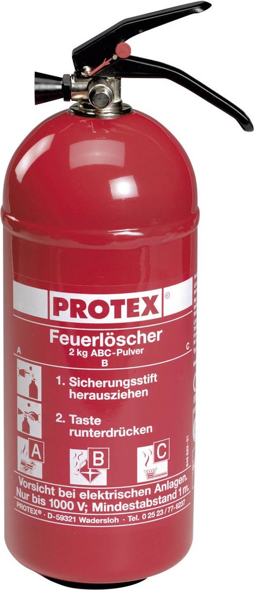 Protex poudre 2 l classe de feu: a, b, c contenu 1 pc(s)