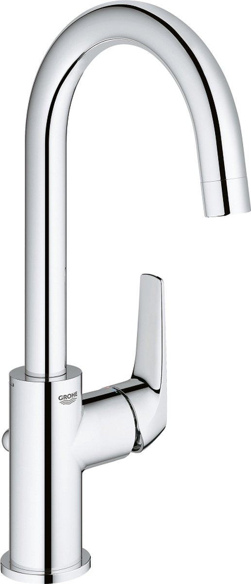 Robinet pour lavabo Grohe start flow - économie d'eau - bec pivotant - avec vidage - chrome