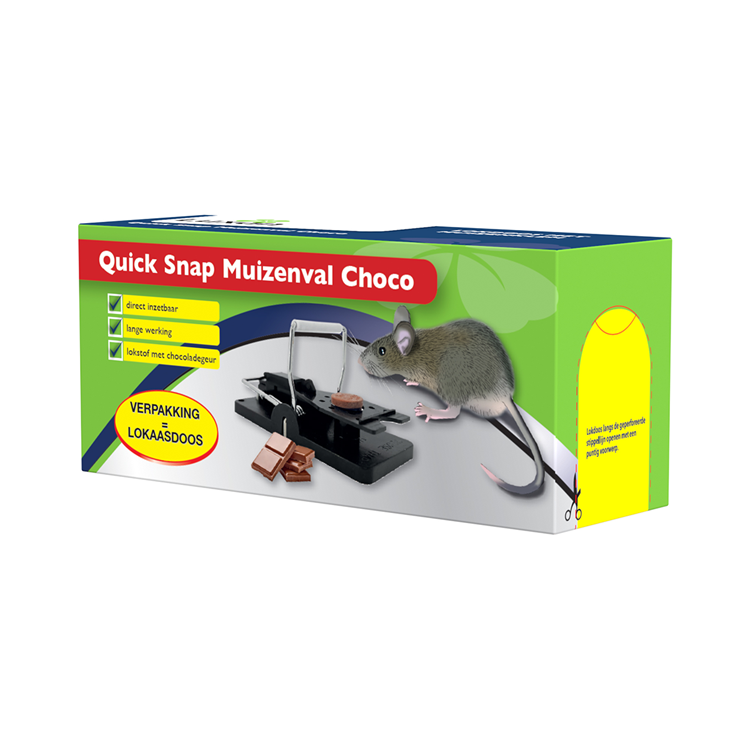 Luxan 1075226 - piège à souris chocolat 1 pièce | 1 pièce