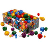 Pompons Creativ company, d 15-40 mm, paillettes, env. 400 pièces, couleurs fortes, 400 gr 1 boîte