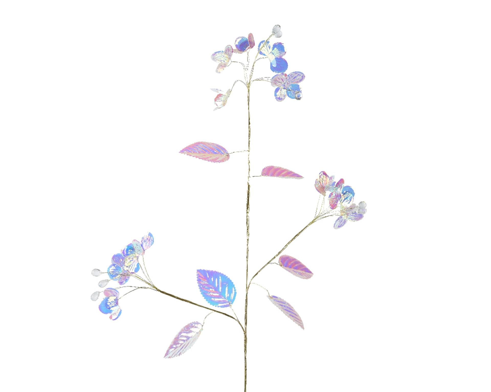 Branche artificielle Decoris irisée h68cm