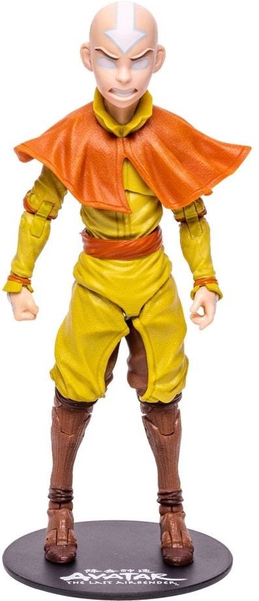 Mcfarlane toys avatar : le dernier maître de l'air figurine aang avatar state (étiquette dorée) 18 cm