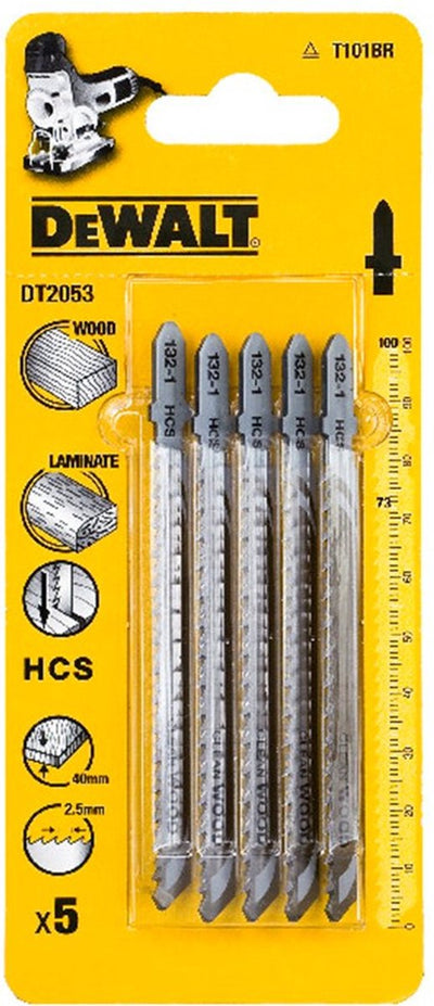 Dewalt dt2053-qz - brzeszczot pour scie sauteuse - haute précision - hcs - 100 mm