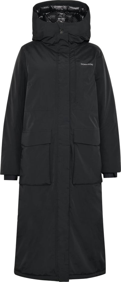 Didriksons leya wns parka l 4 veste outdoor femme - noir