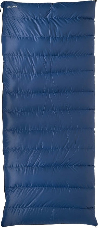 Sac de couchage extérieur en duvet Lowland - nc 2 - 220 x 80 cm - 1730 gr - 0°c - coton nylon