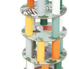 Jeu de tour Wobbel en bois petit pied