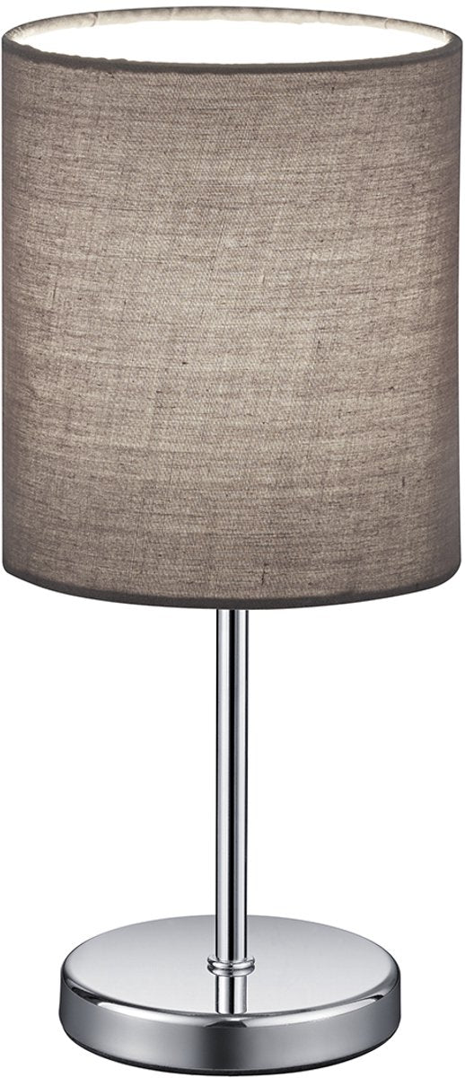 Rl live your light reality jerry - lampe de table - chrome - excl. 1x e14 4,9 w - interrupteur à cordon