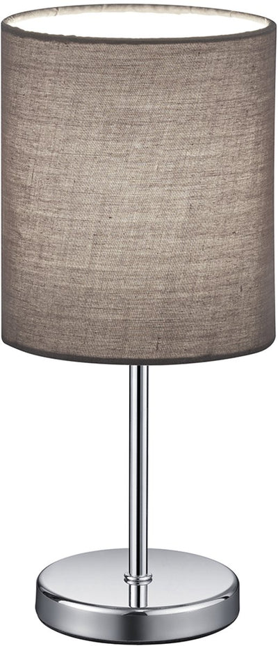 Rl live your light reality jerry - lampe de table - chrome - excl. 1x e14 4,9 w - interrupteur à cordon