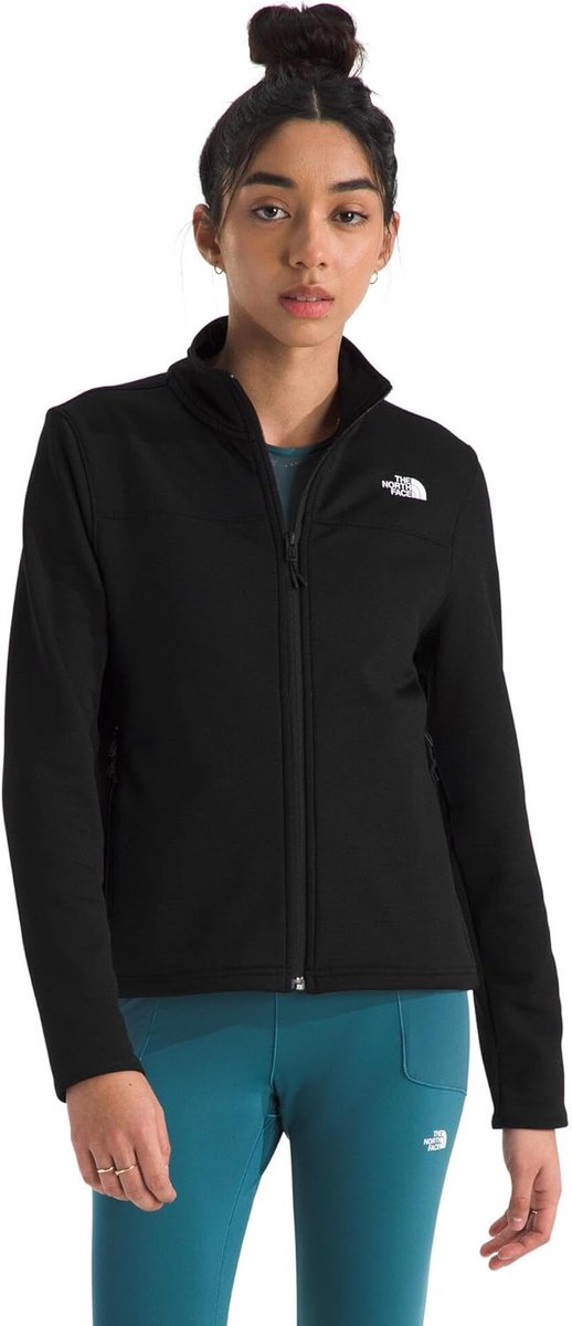 The North Face W Cedar Trail Grid Fleece Jacket Veste d'extérieur pour femme - Noir Tnf