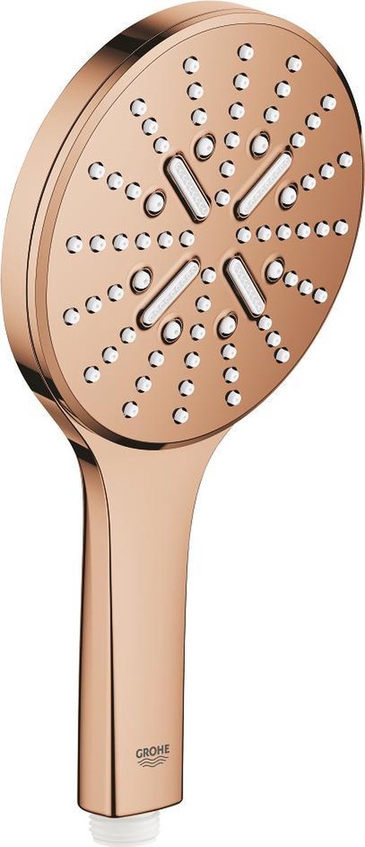 Douchette à main Grohe rainshower smartactive 130 - 13 cm - 3 types de jets - coucher de soleil chaud - 26574da0