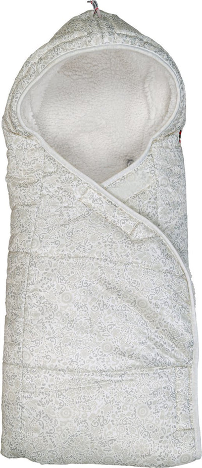 Lodger wrapper - couverture enveloppante pour siège auto - blanc - 0-9 mois - coupe-vent chaud - châle bébé