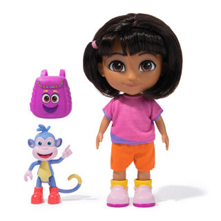 Dora Pop 15 cm avec sac à dos et bottes