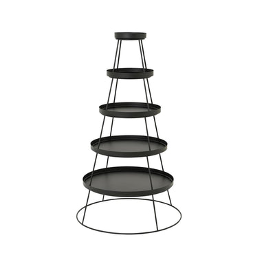 Etagere Decoris forme arbre ø70xh124cm fer noir
