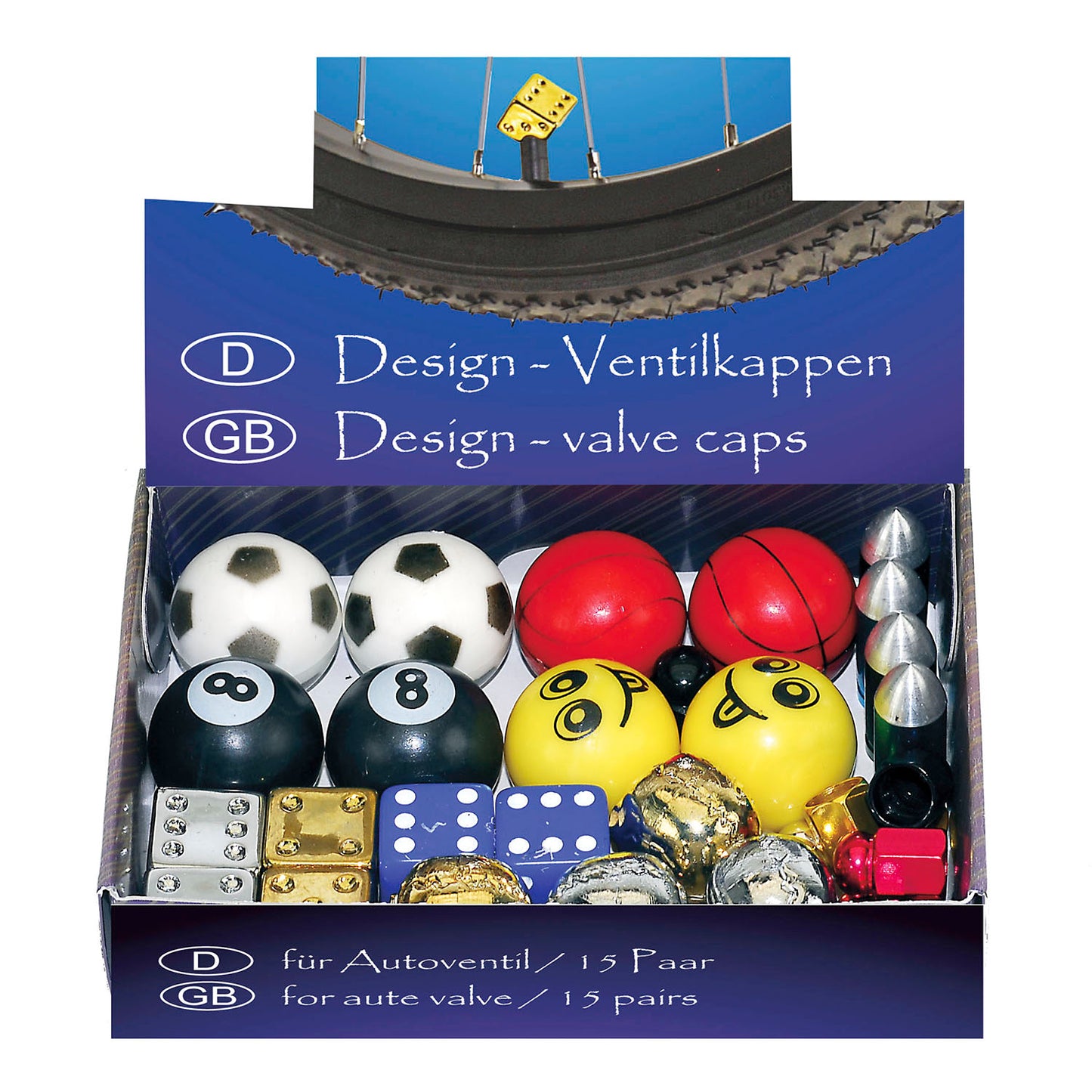 Jeu de bouchons de valve Ventura