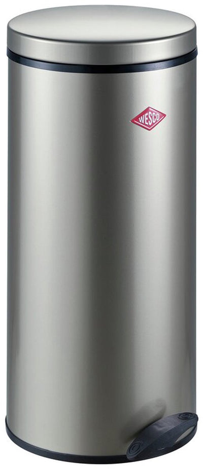 Poubelle Wesco gastro 127 | poubelle à pédale | 22 litres | métal - argent | poubelle - fabriquée en Allemagne