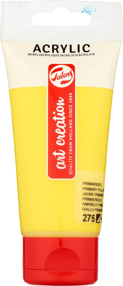 TALENS ART CRÉATION TUBE PEINTURE ACRYLIQUE 75 ml Jaune primaire 275