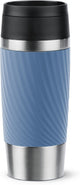 Tefal travel mug classic twist - bouteille thermos - 0,36l - bleu - compact - étanche - adapté au café