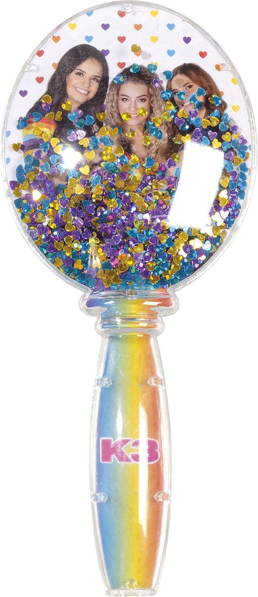 Brosse à cheveux paillettes totum