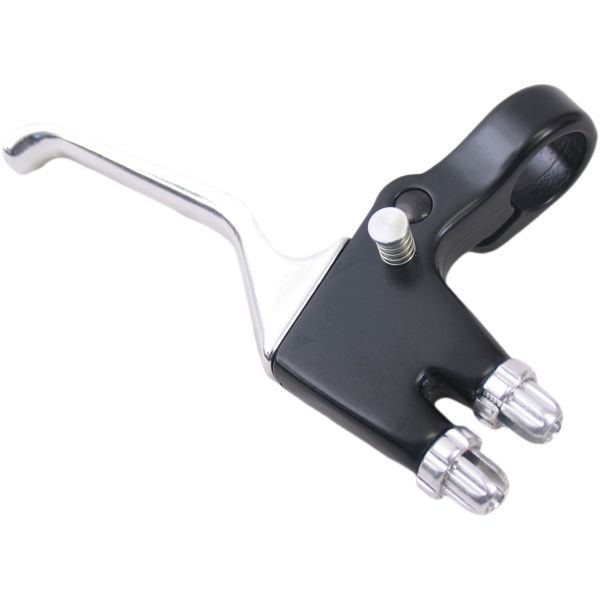Levier de frein V-brake droit 3 doigts noir argent