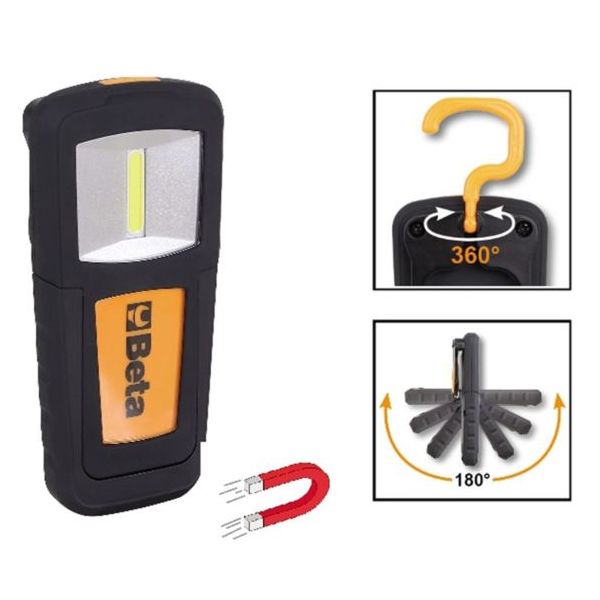 Lampe d'inspection rechargeable bêta mené 100 200 lumen