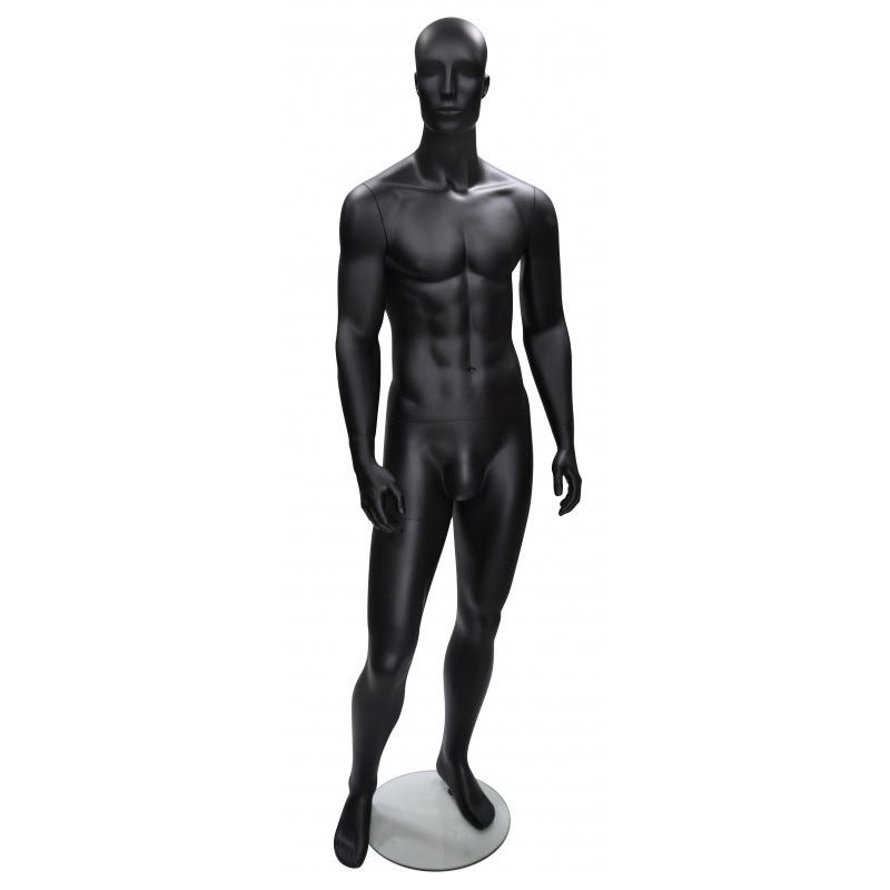 Mannequin abstrait gentleman noir