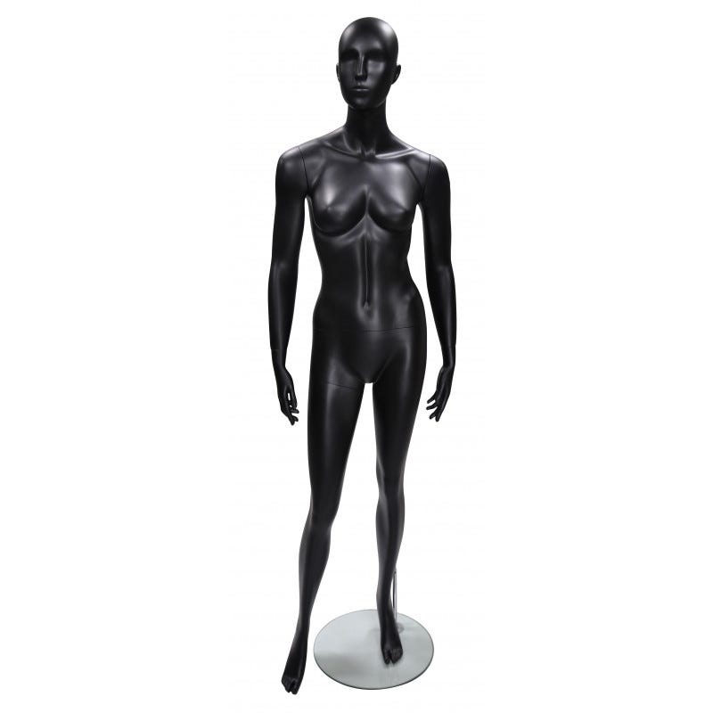Mannequin abstrait dame noir