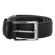Factice 1070347 - ceinture double-d taille 115 cuir noir | 4 pièces