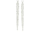 Decoris Pendentif de Noël glaçon paillettes 14cm 2 pcs.