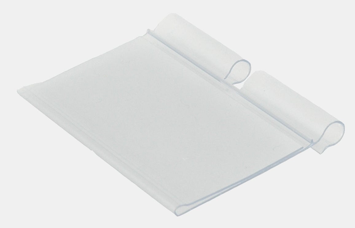 Porte-étiquette 7x4 en plastique