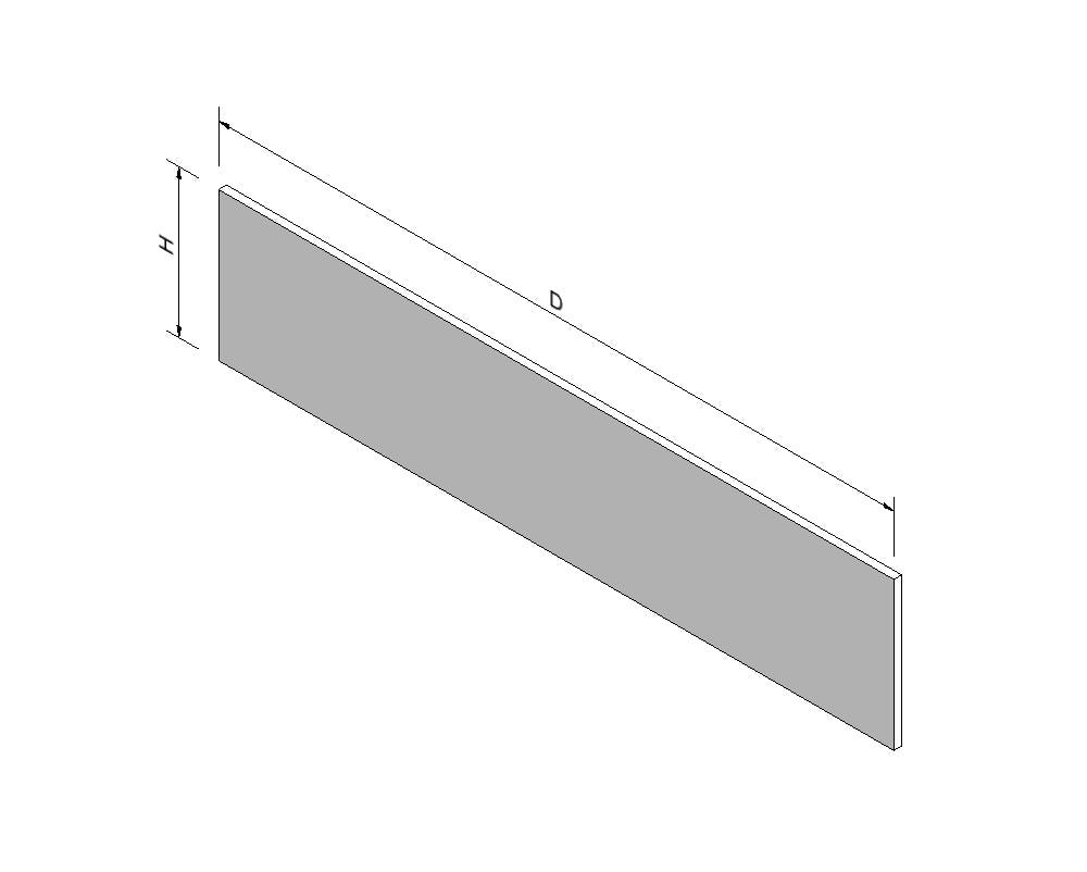 Séparateur de matériel d'étagère plexiglas hauteur 7,5 profondeur 37