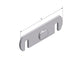 Plaque de fixation murale pour montants