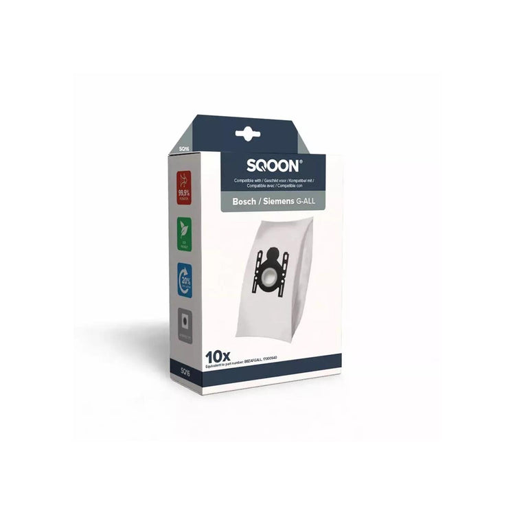 Sac d'aspirateur Sqoon bosch siemens g-all 10 pièces
