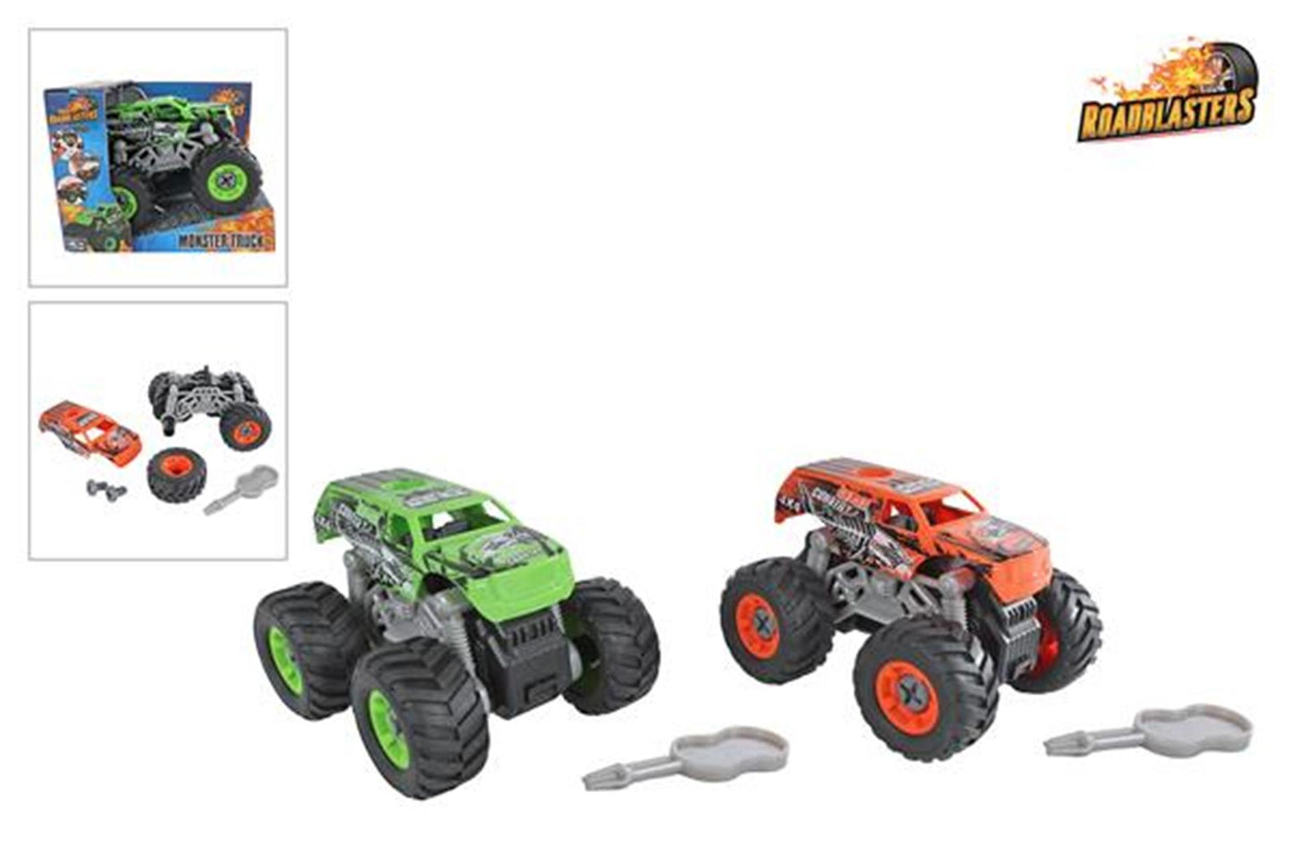 Camion grande roue Roadblasters avec fonction vis 12cm