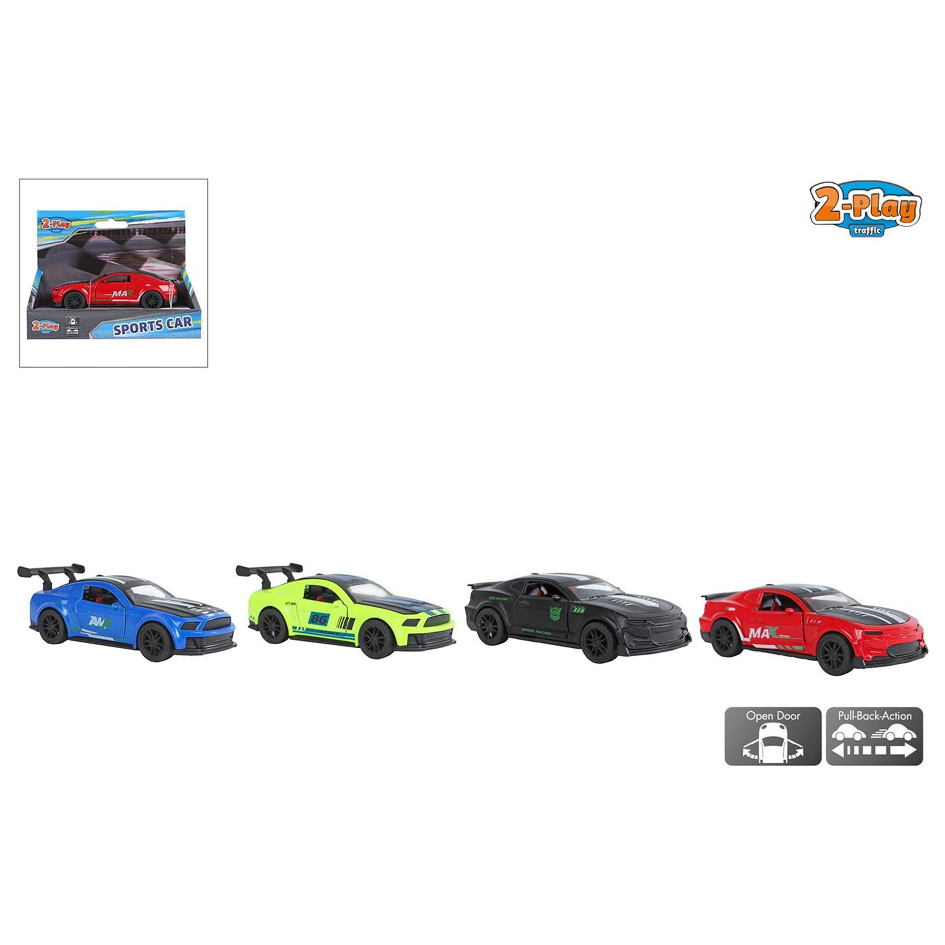 Voiture de sport 2 jeux à retirer 11,5 cm
