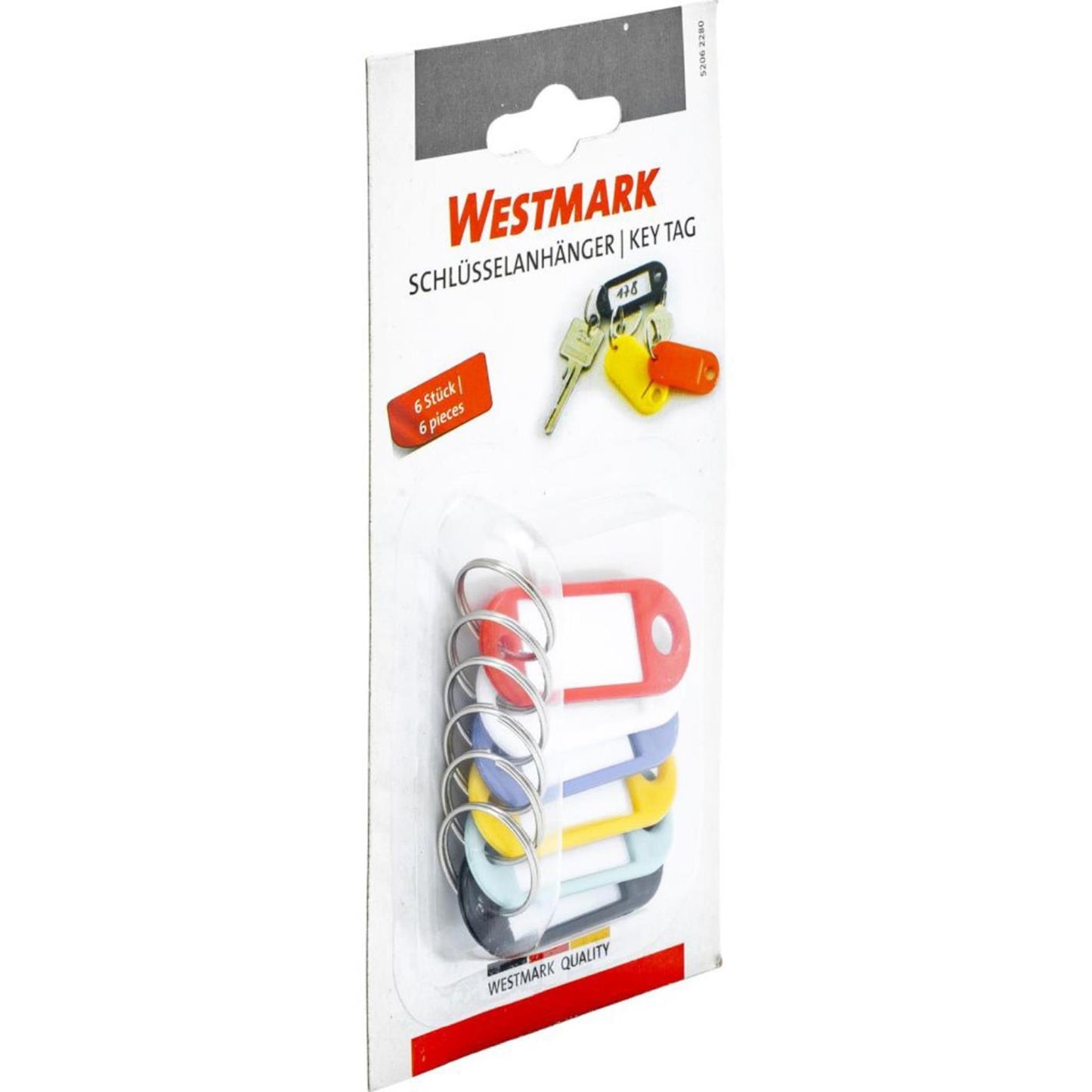 Étiquettes pour clés Westmark, lot de 6