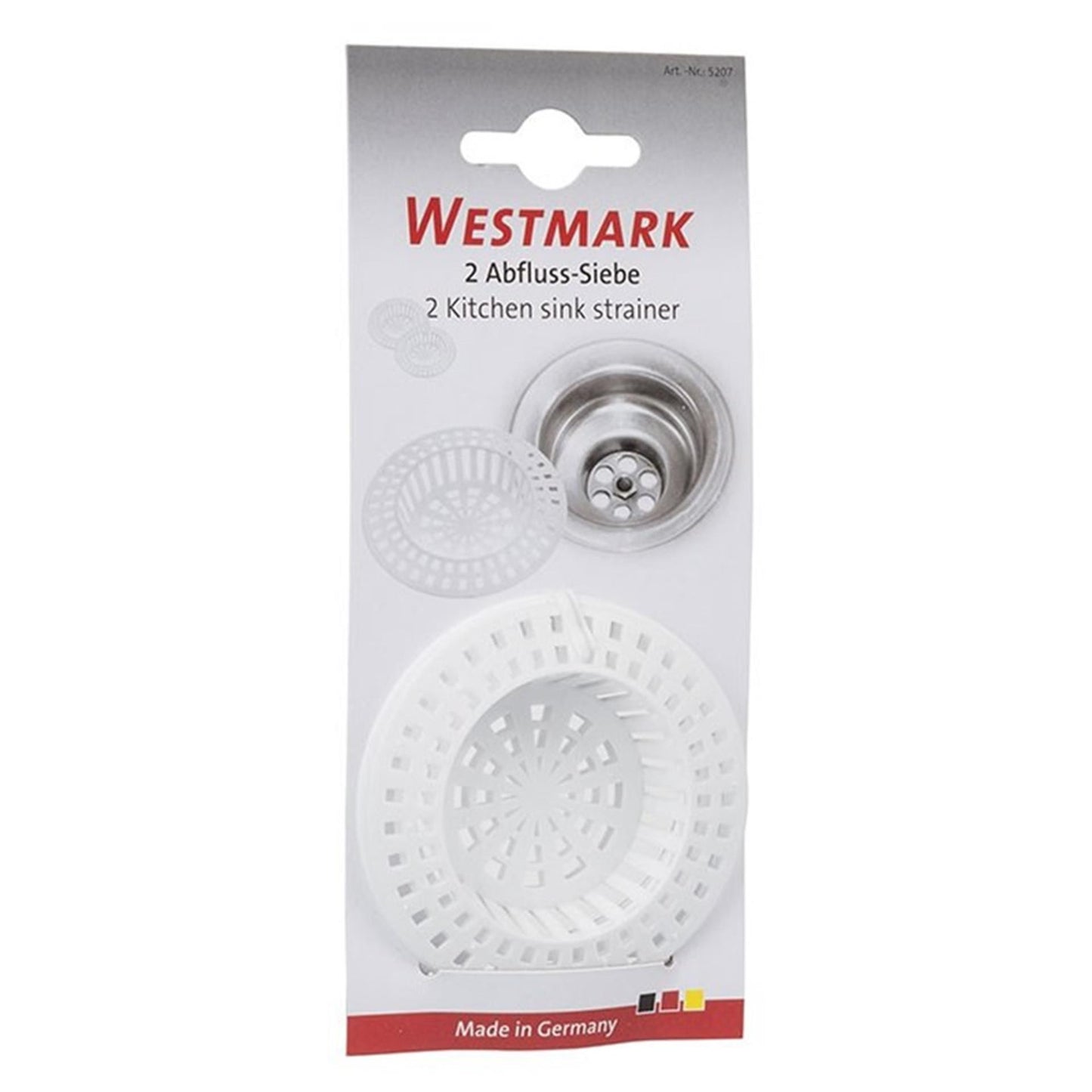 Crépine d'évier Westmark 2 pièces ø70mm
