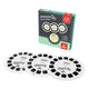 Ensemble de disques optiviewer 3D. ferme, océan,