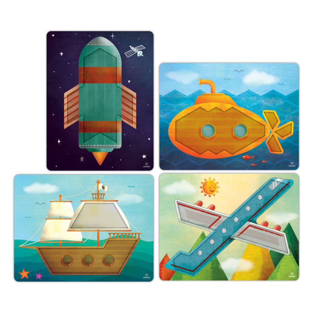 Artiles : transport de puzzles. 33x28x5,5cm 4+