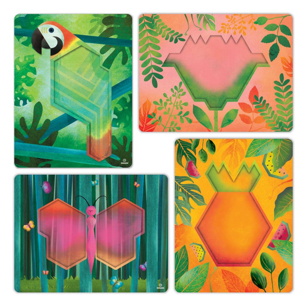 Artiles : nature du puzzle. 33x28x5,5cm 4+