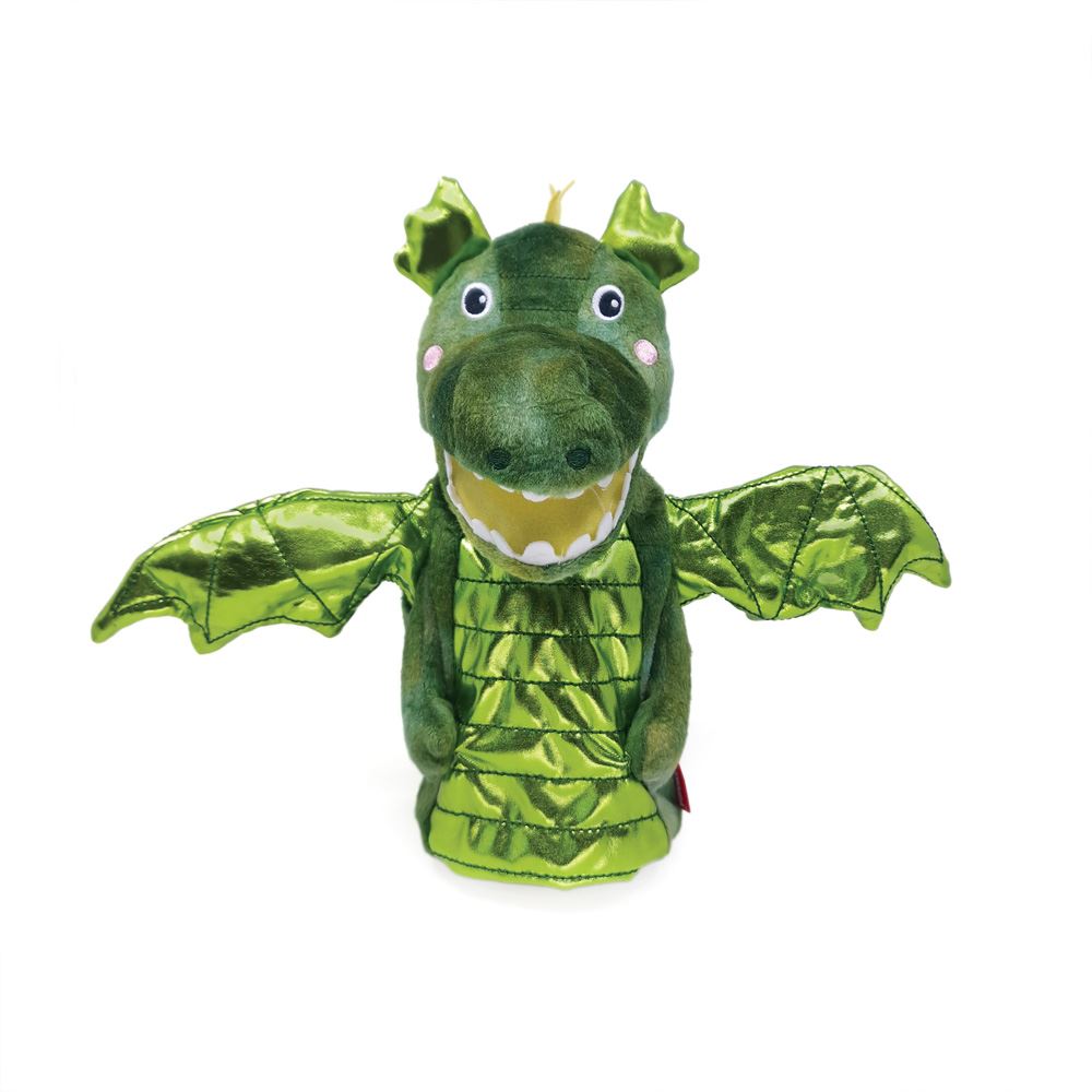 Dragon marionnette à main. 25 cm. 3+