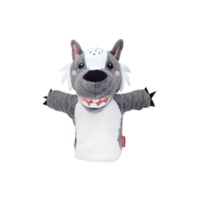 Loup de marionnette à main. 25 cm. 3+